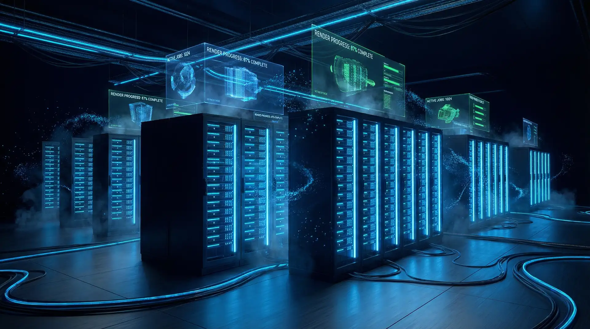 特效熔炉 GPU渲染农场实景